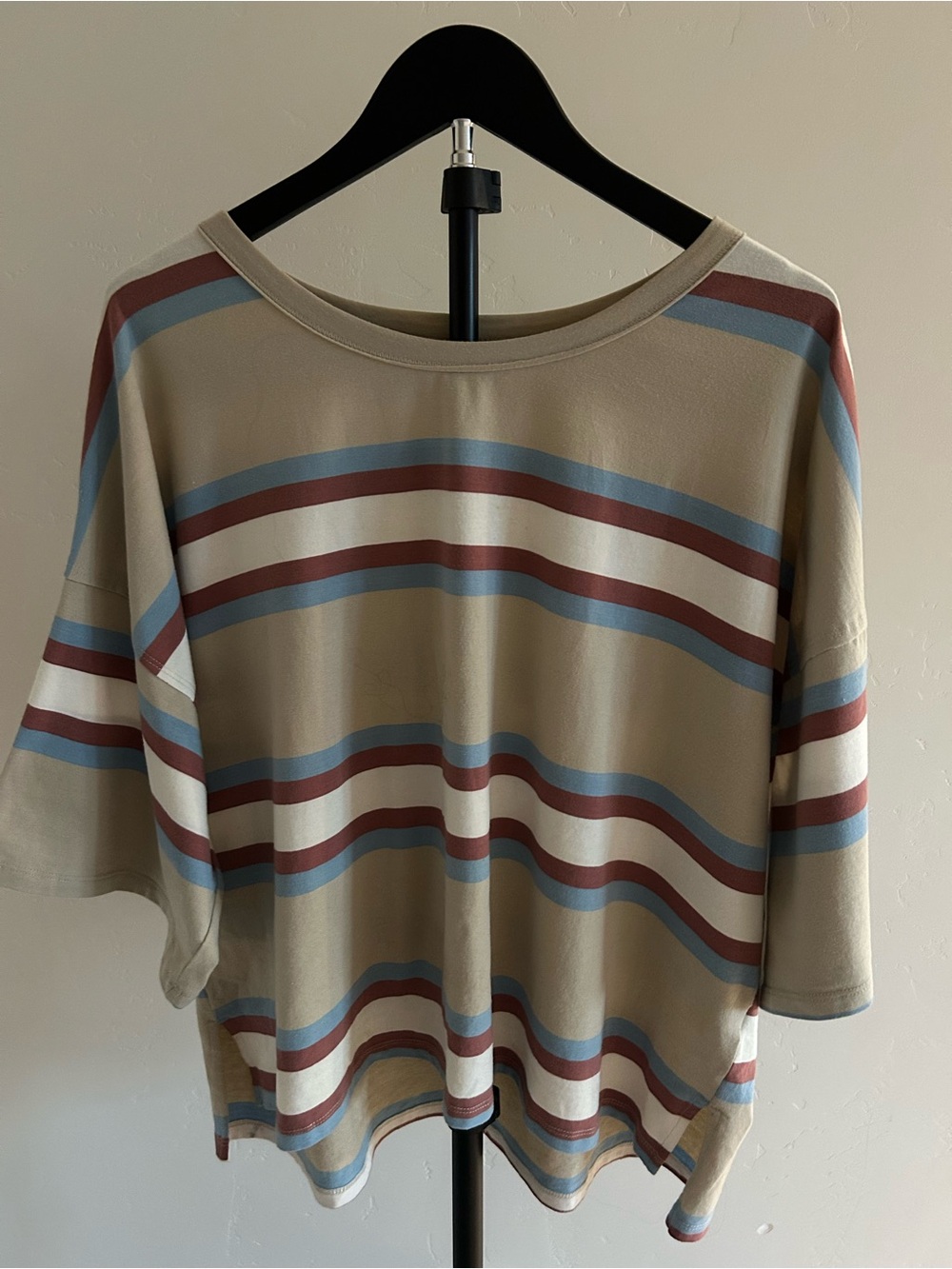 Wishlist Striped Oversized Top Size L